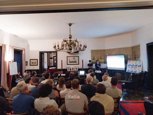 Presentazione degli studenti di UNITRIESTE a Sailing Tomorrow 800 Anniversary